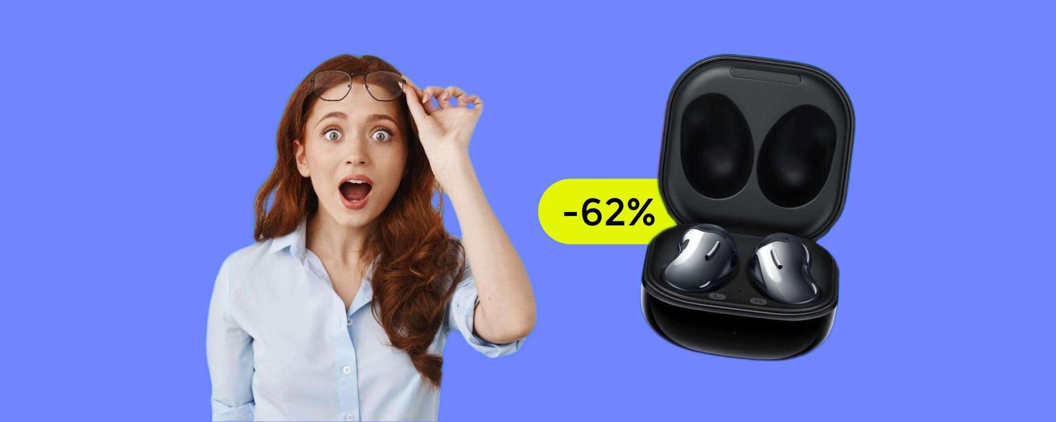 Samsung Galaxy Buds Live a prezzo SCONTATISSIMO su Amazon (64€)