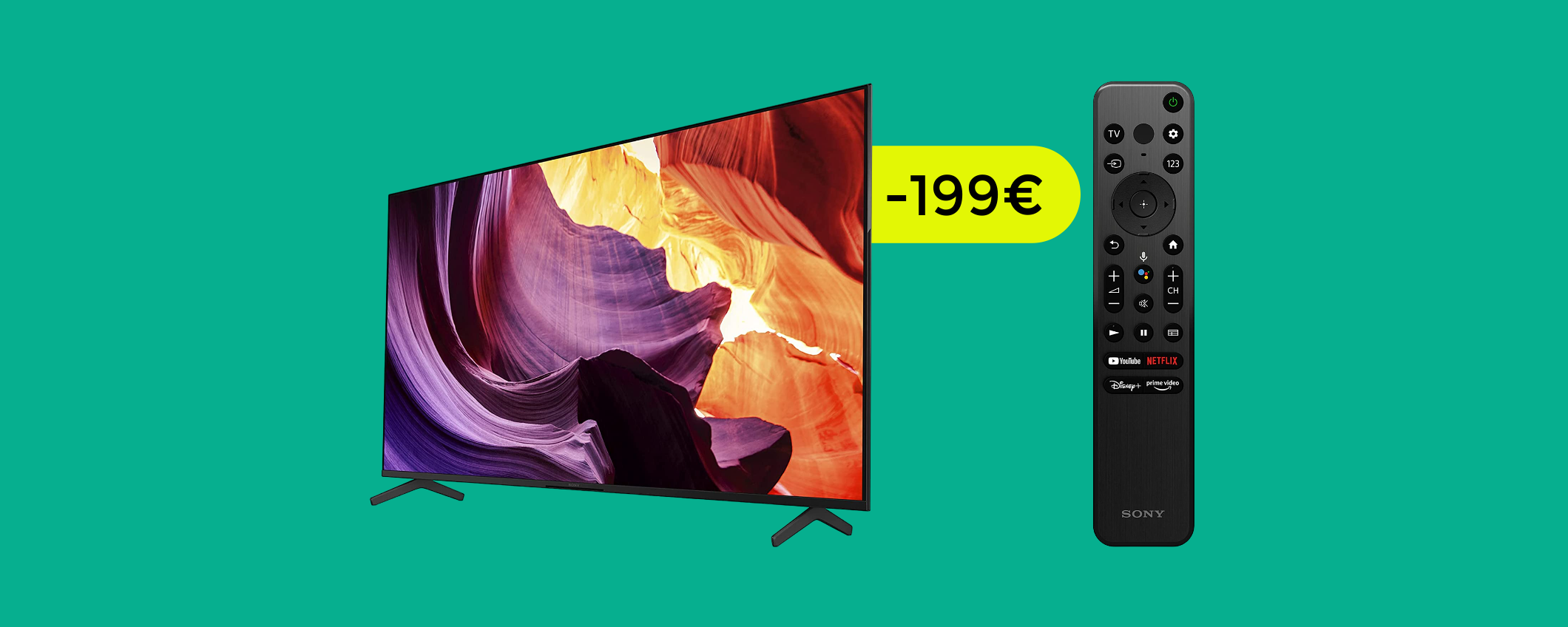 Smart TV 4K Sony da 43'': non puoi resistere a questo SCONTO (-199€)