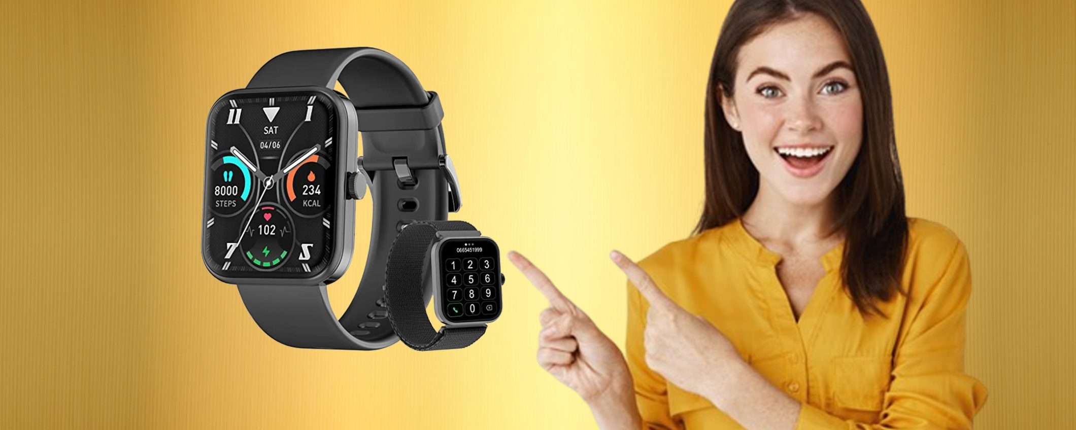 Smartwatch Blackview oggi tuo a meno di 40€, sconto Amazon pazzesco