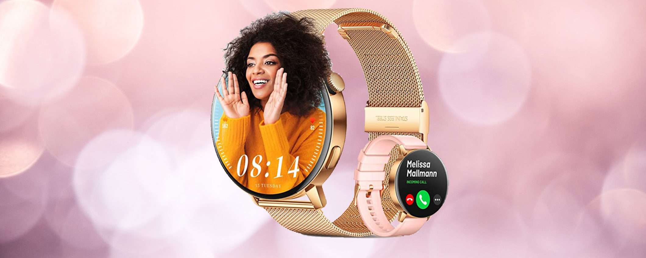 Smartwatch da donna FMK oggi tuo al prezzo FOLLE su Amazon(-44%)