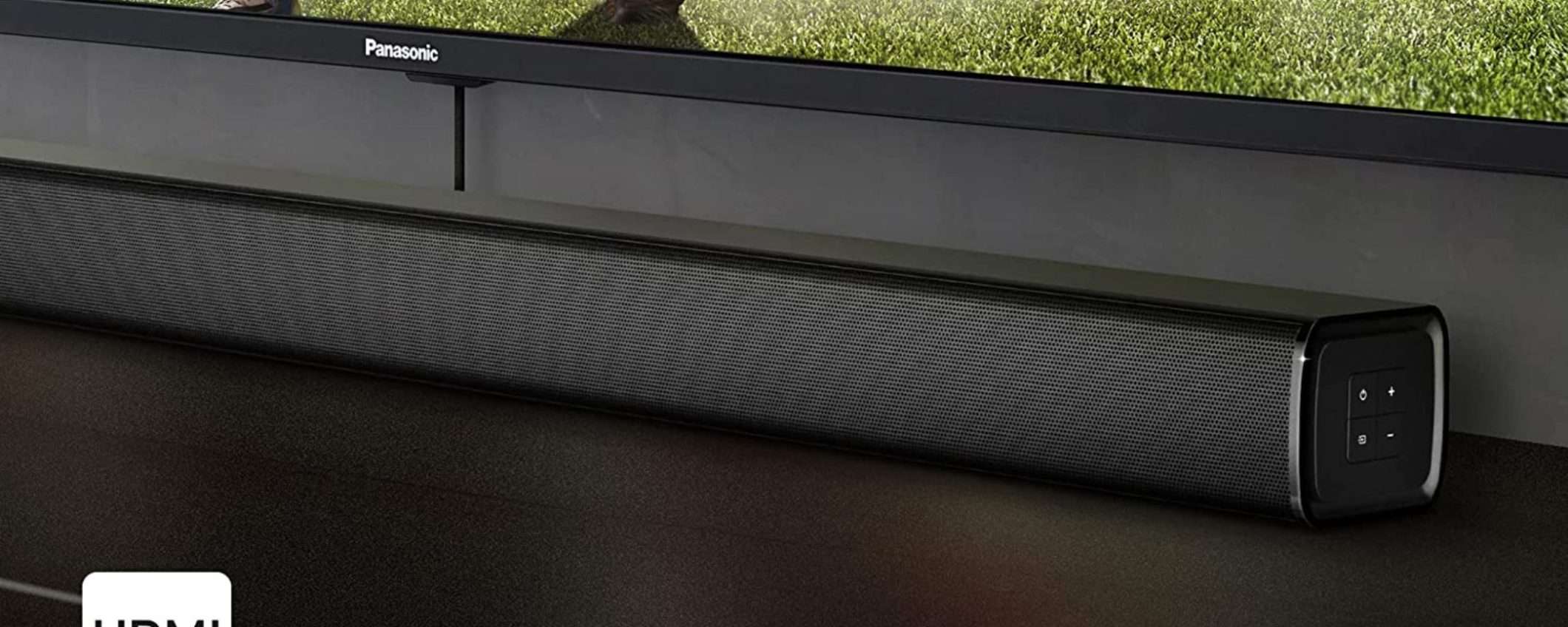 Questa soundbar di Panasonic è una BESTIA: a 51€ è imperdibile (Amazon)