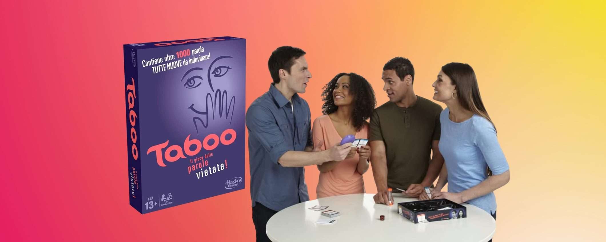 Taboo: il divertentissimo gioco delle parole vietate a MENO di 25€