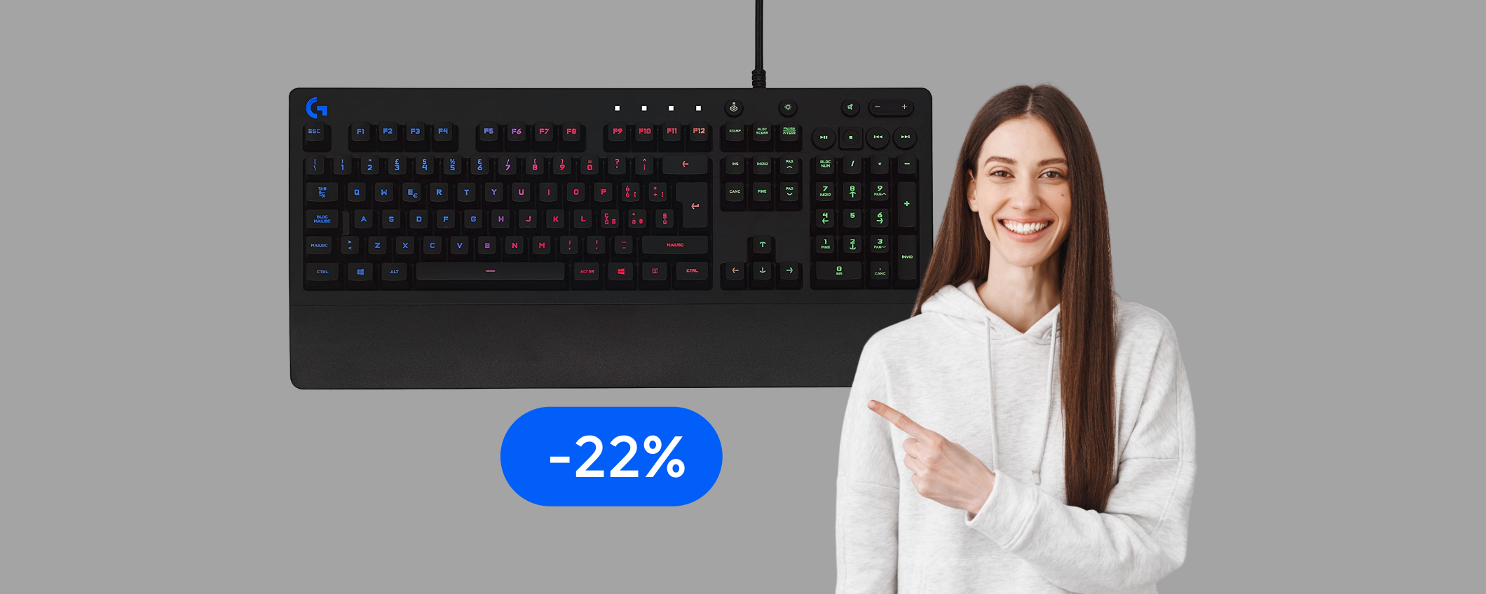 Tastiera Logitech impermeabile e retroilluminata: BEST BUY a 68€