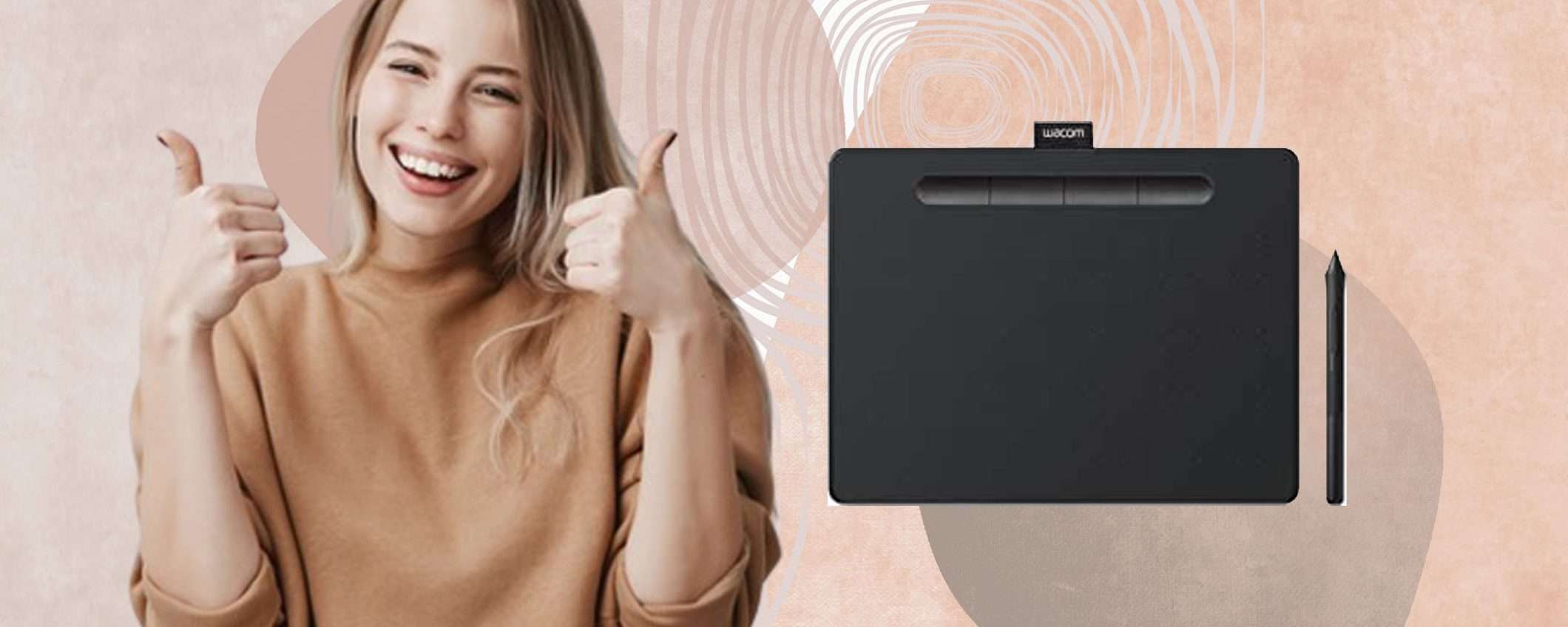 Tavoletta grafica Wacom Intuos con sconto pazzesco su Amazon(-41%)