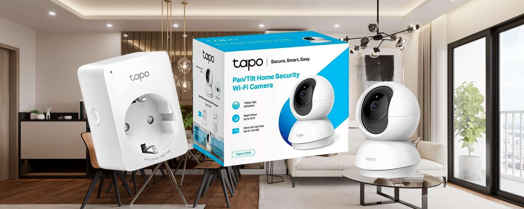 TP LINK fuori tutto: telecamera WiFi e presa SMART a prezzo REGALO