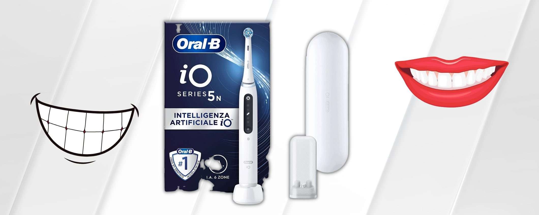 Denti brillanti, bocca SANA con il tuo kit Oral-B: prezzo REGALO (-44%)