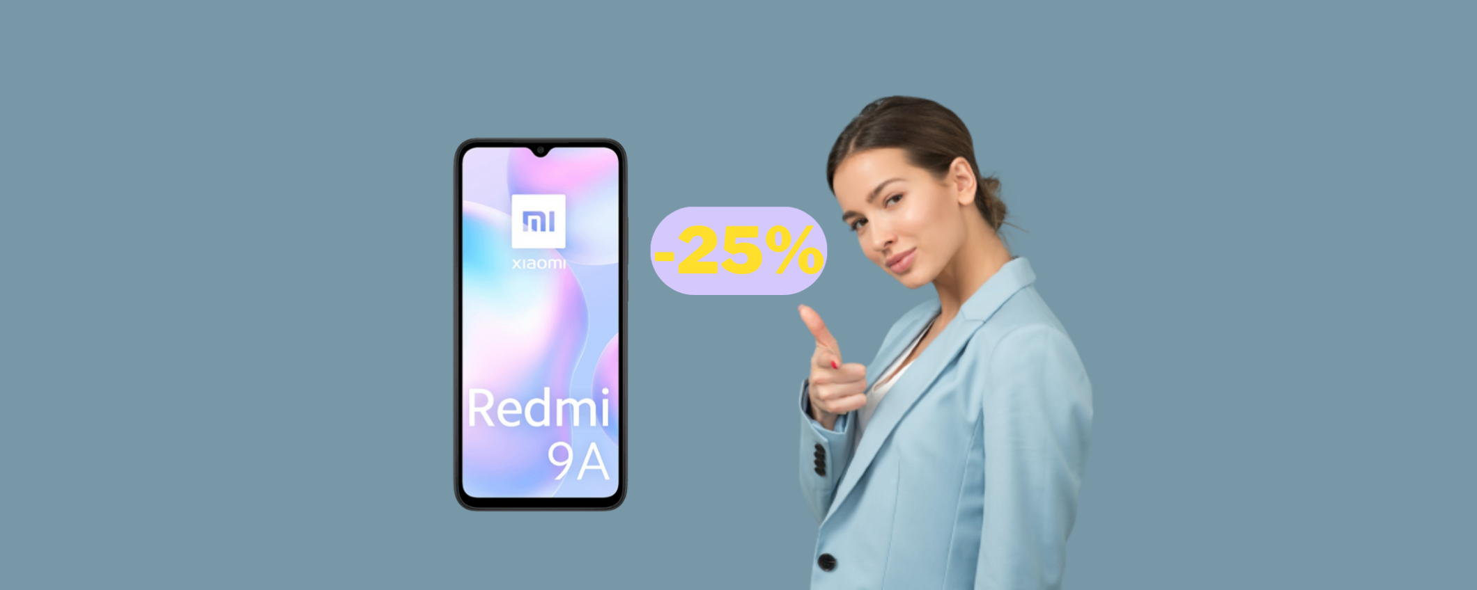 Xiaomi Redmi 9A torna in offerta a meno di 90 euro (SOLO PER OGGI)