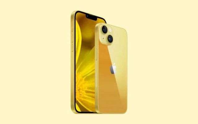 iPhone 14 giallo