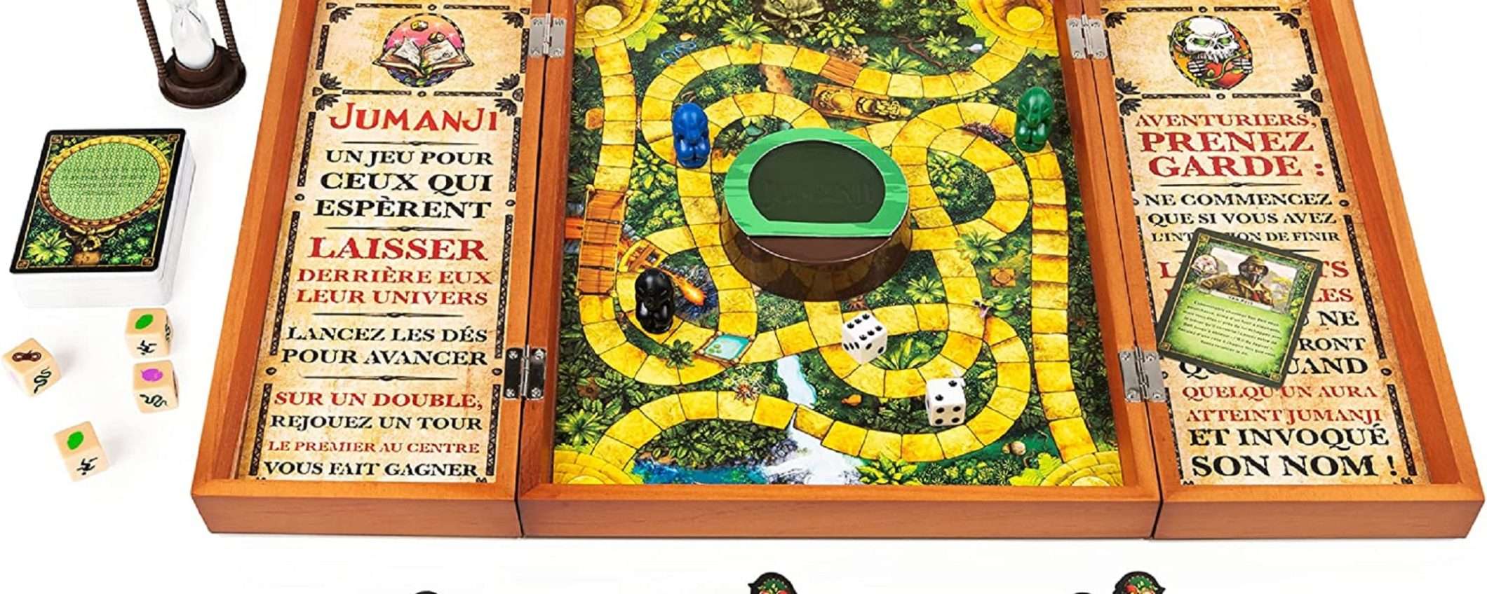 Jumanji: il celebre gioco da tavolo in legno scontato del 38%