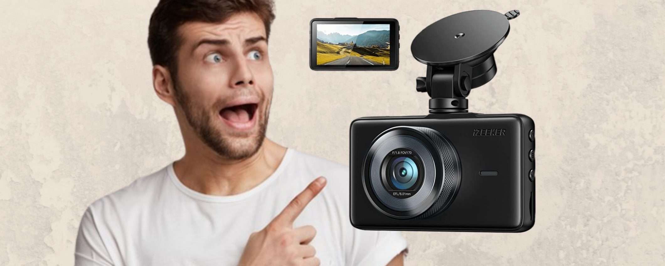 Dash Cam per Auto FHD: imperdibile con DOPPIO SCONTO su Amazon