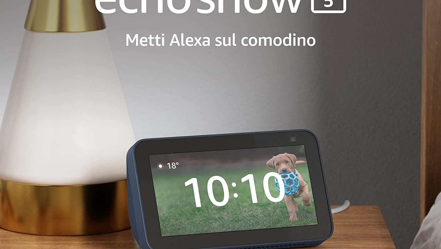 L'Echo Show 5 torna in offerta su Amazon: oggi tuo a 54,99€ (-35%)