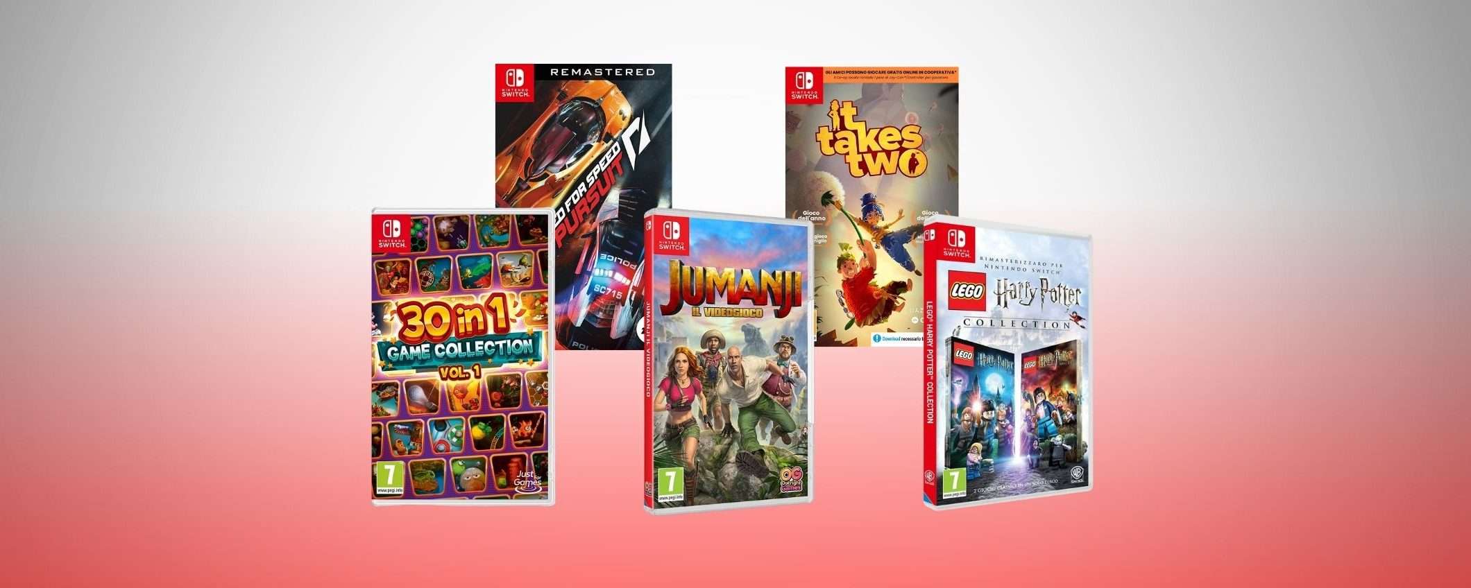 I giochi Nintendo Switch in super sconto nelle Offerte di Primavera Amazon