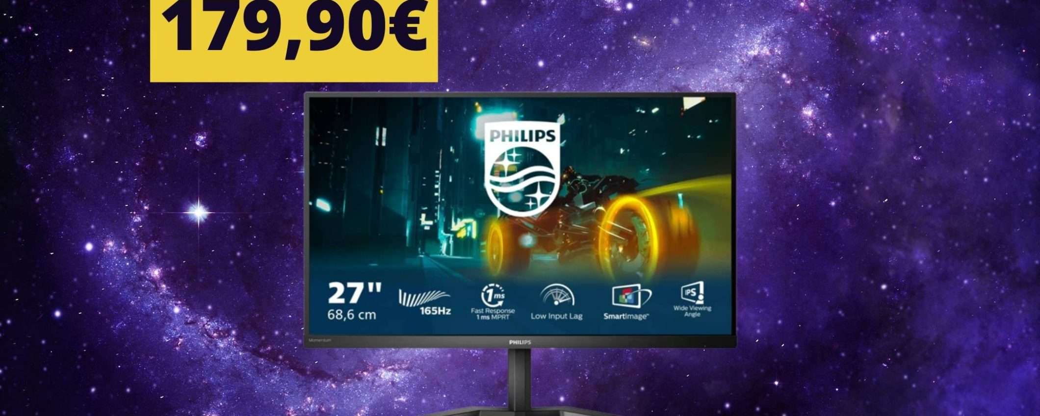 Philips Gaming da 27 pollici: il super monitor è in sconto del 33% su Amazon