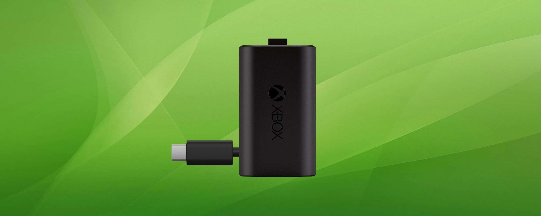 Xbox Kit Play and Charge: mai più batterie scariche, solo 18€ su Amazon