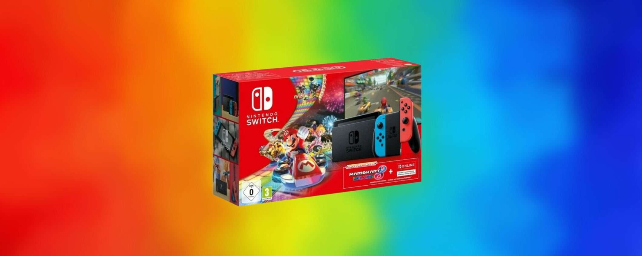 Nintendo Switch con Mario Kart 8: con la nuova offerta risparmi tantissimo