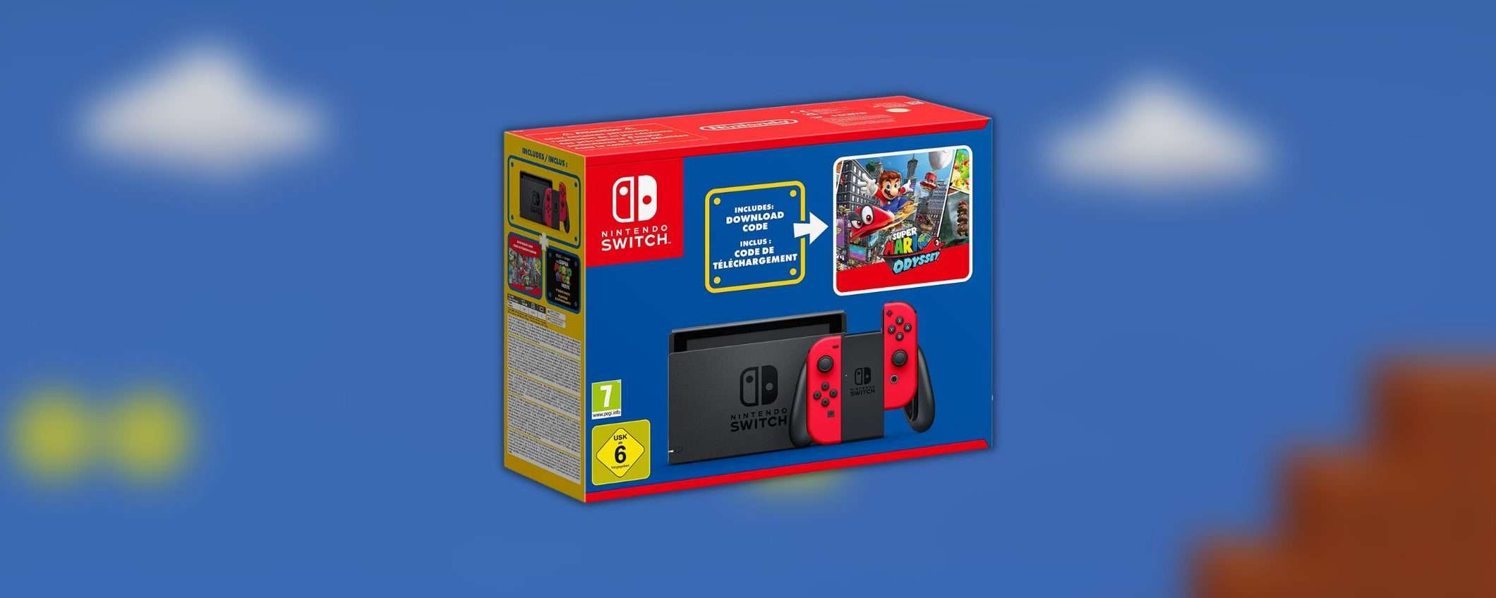 Nintendo Switch in edizione speciale Super Mario: che occasione su Amazon