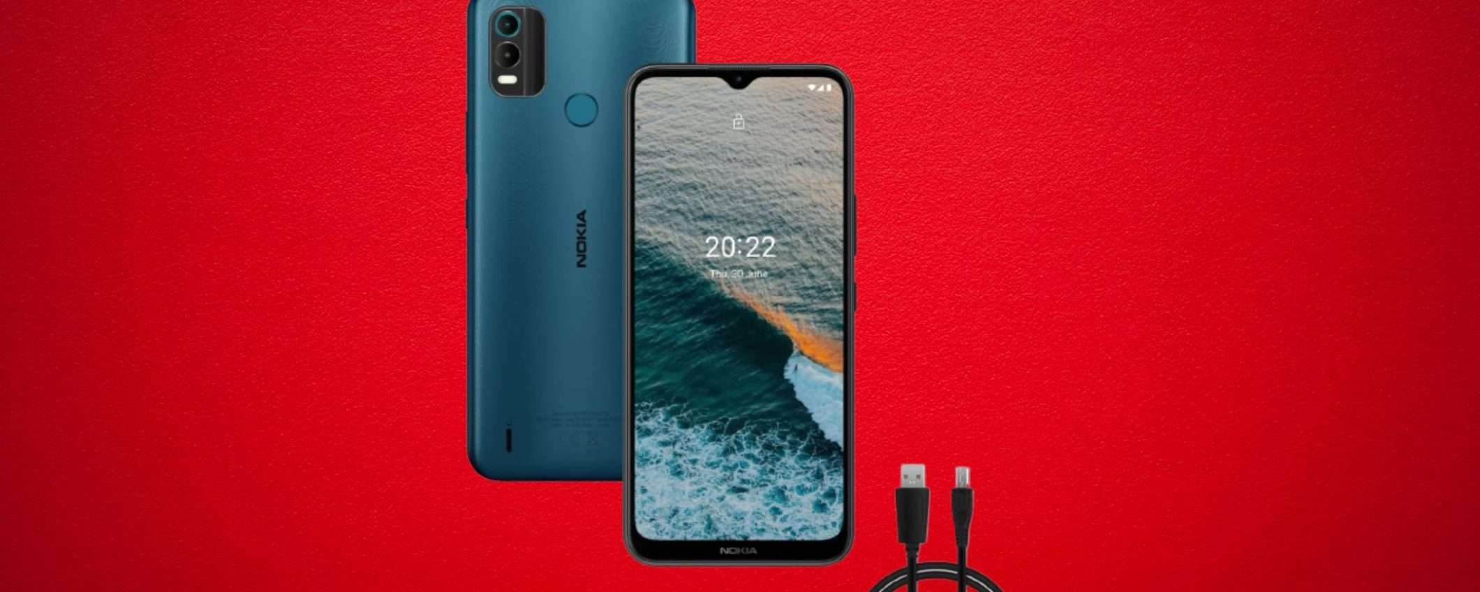 Nokia C21 Plus: che prezzo! Oggi in offerta su Amazon a 109€ (-21%)