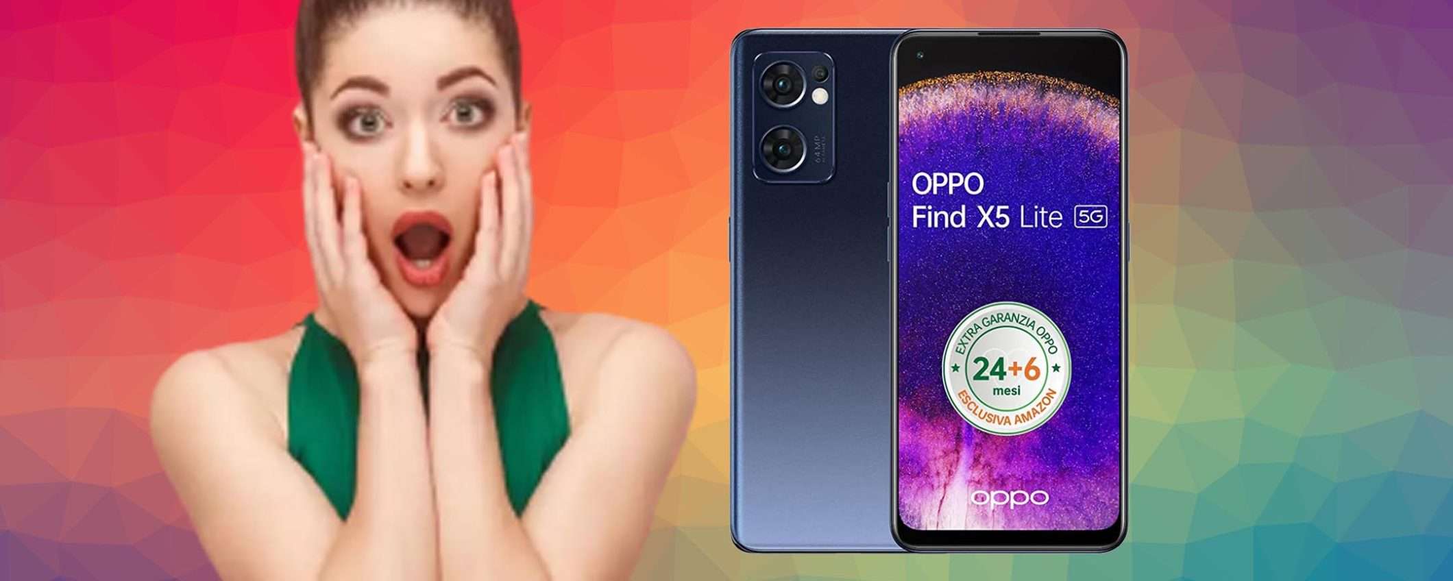 OPPO Find X5 Lite oggi tuo con sconto imperdibile su Amazon