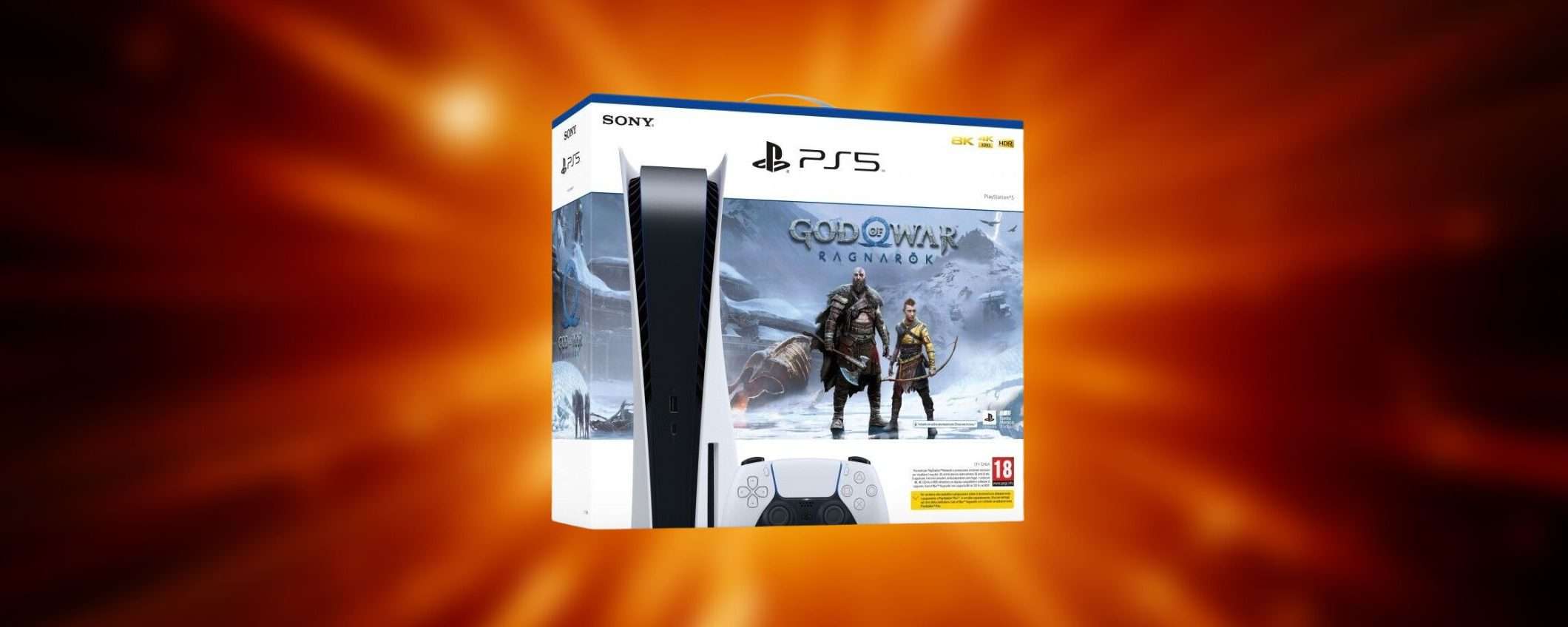 CHE BOMBA: PS5 + God of War Ragnarok con 90€ di sconto su eBay