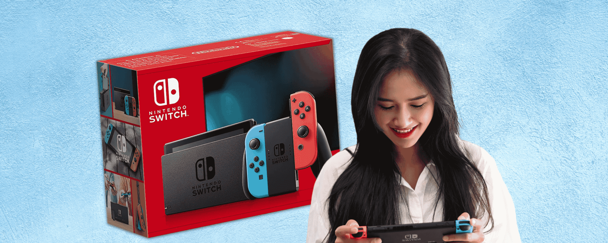 Nintendo Switch (2022): la colorazione Rosso e Blu Neon a prezzo WOW