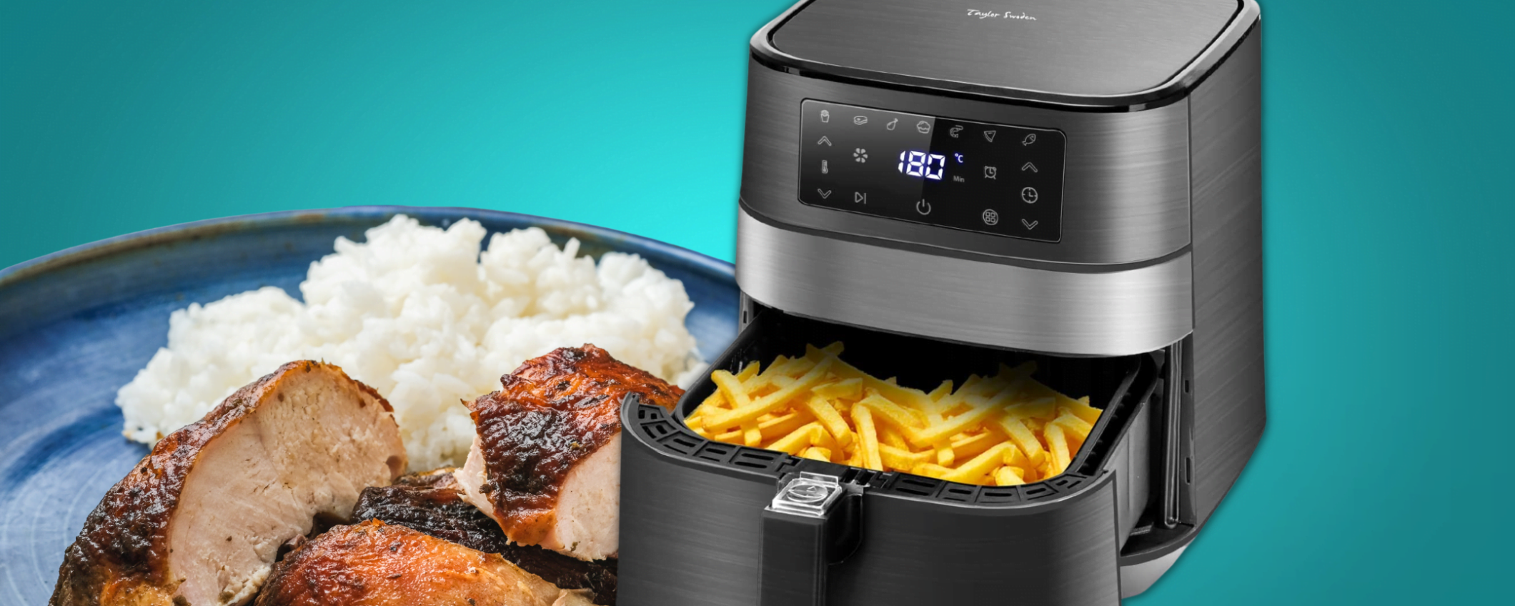 Friggitrice ad aria 5,5L: mangia più sano con questa OFFERTA Amazon