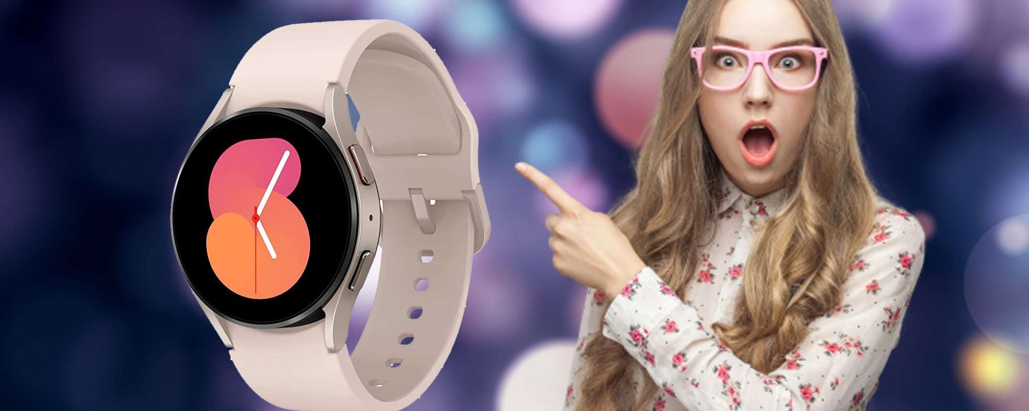 Samsung Galaxy Watch5: oggi con sconto SHOCK su Amazon