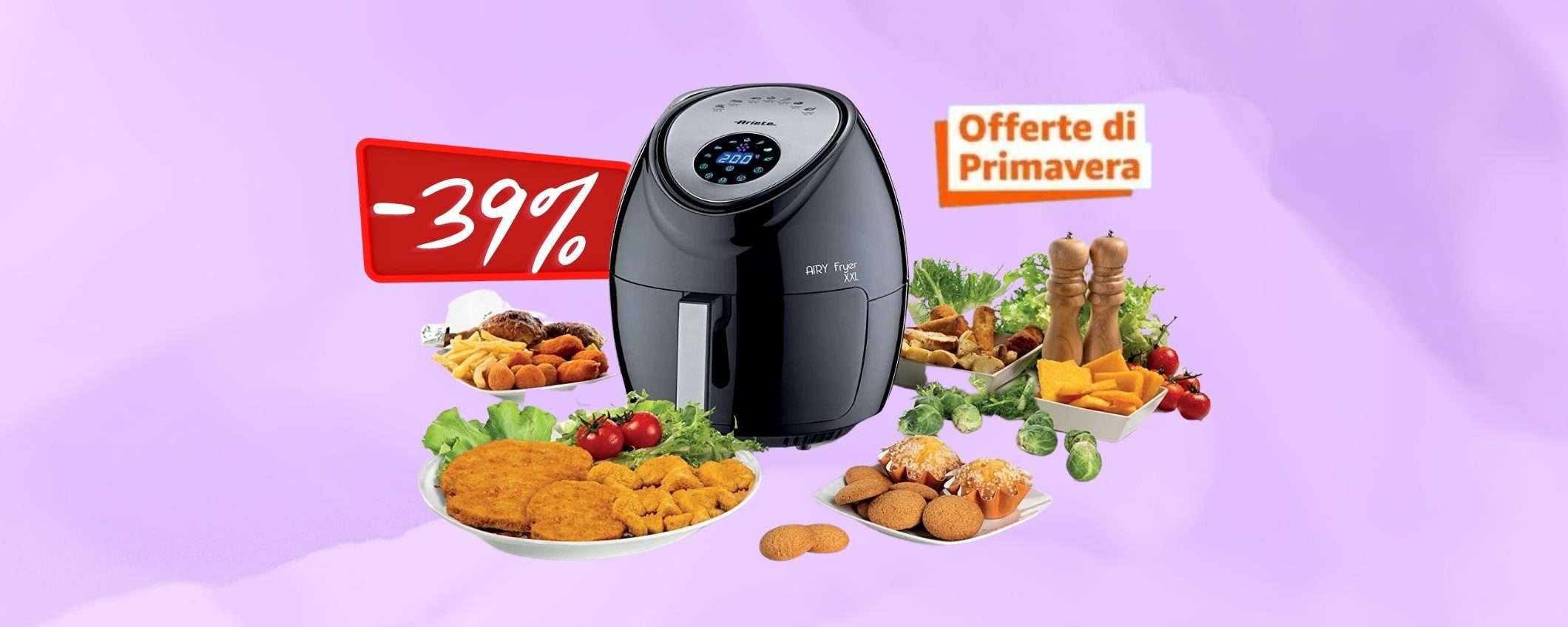 Airy Fryer XXL: la friggitrice ad aria CROLLA a 72€, su Amazon è FOLLIA