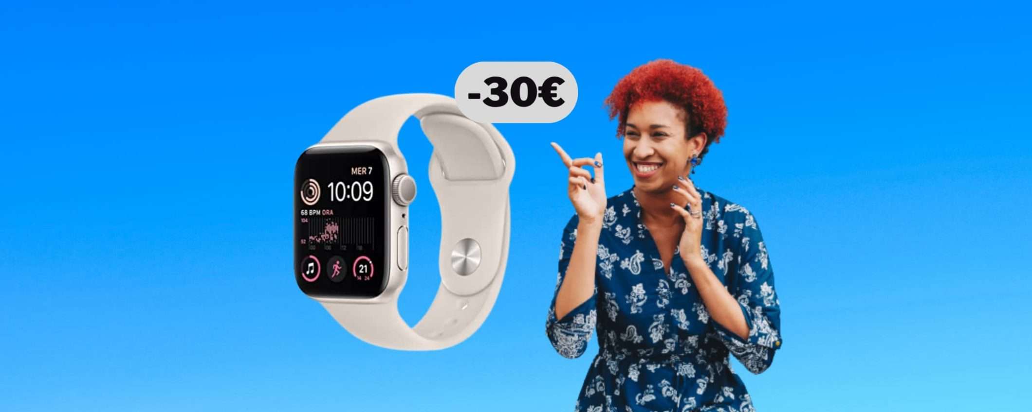 Apple Watch SE di 2a generazione in sconto sotto i 280€ da MediaWorld