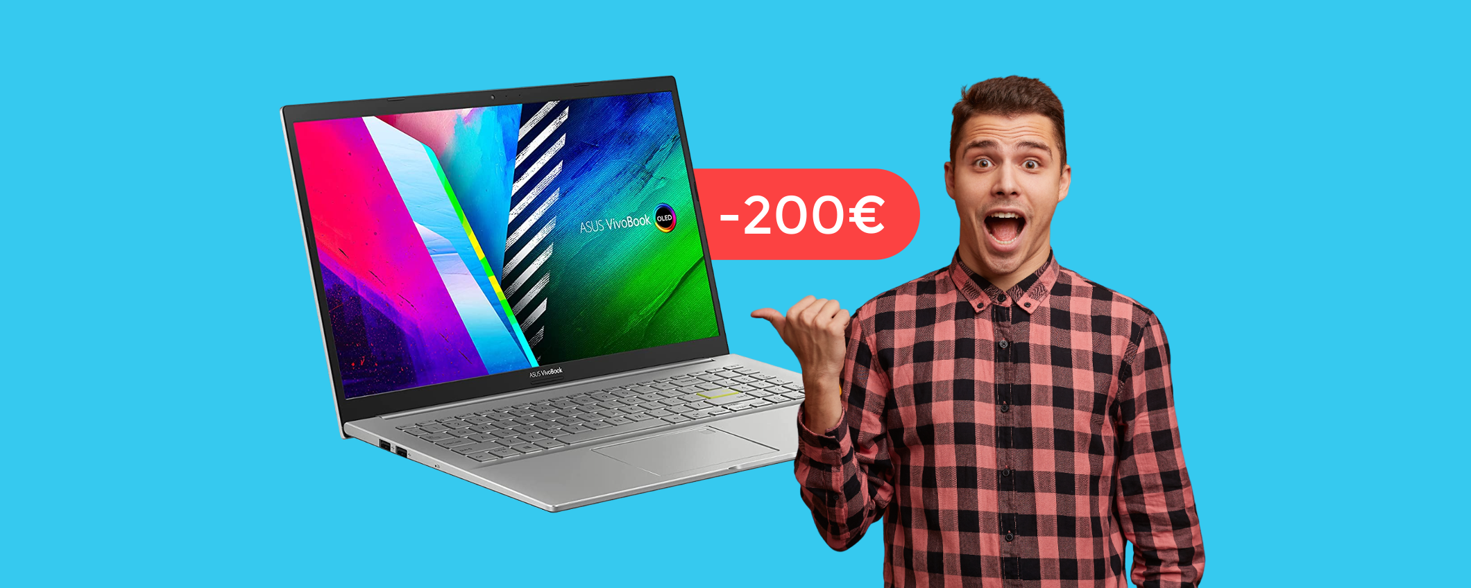 Asus Vivobook 15 OLED con processore i7: pura POTENZA (-200€)