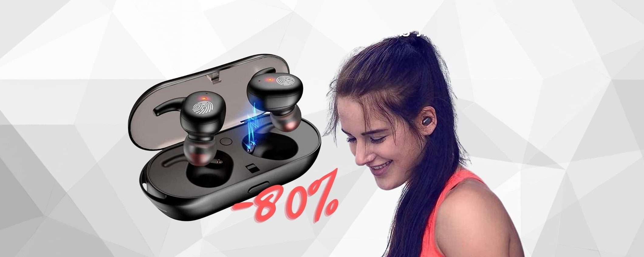 Auricolari Bluetooth a 9,99€: l'AFFARE del weekend è su Amazon