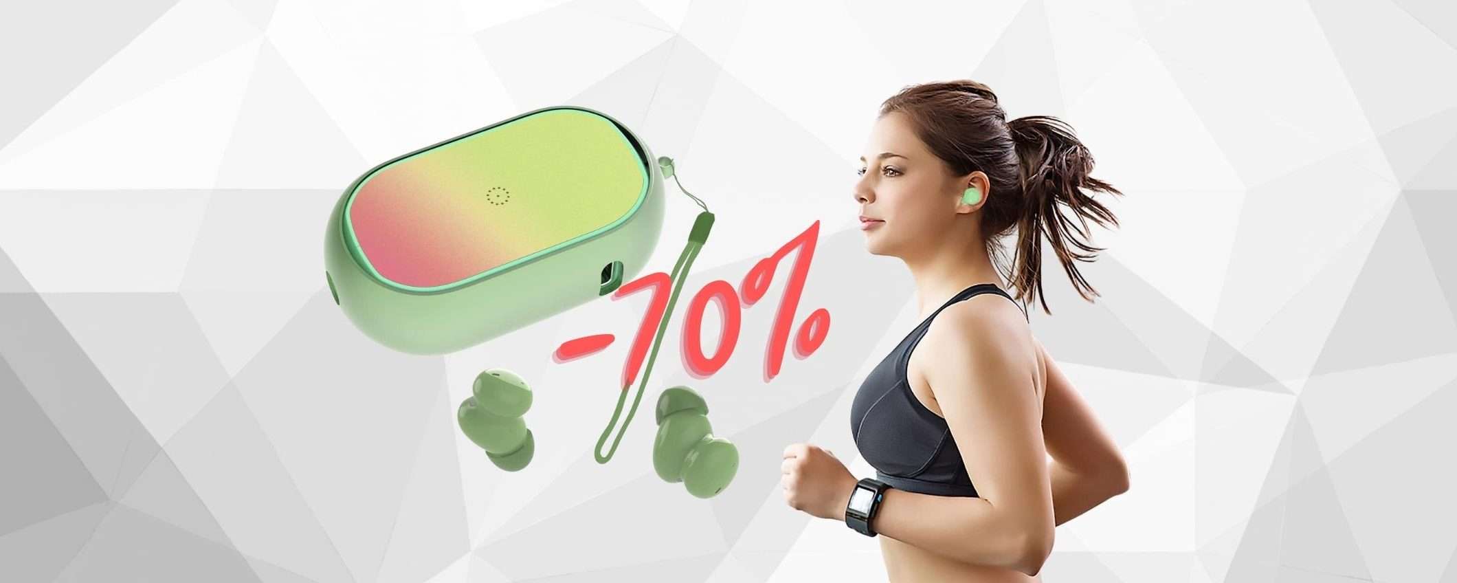 Auricolari Bluetooth ECCEZIONALI, con COUPON del 70% su Amazon