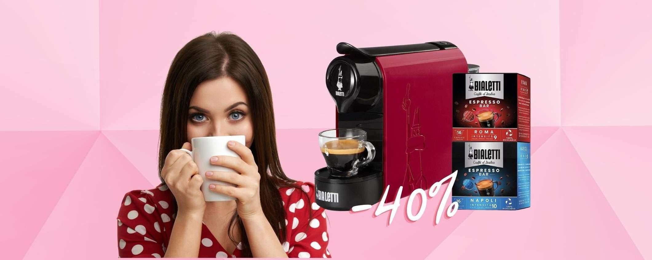 Bialetti Gioia: la macchina per il caffè espresso a prezzo SHOCK (-40%)