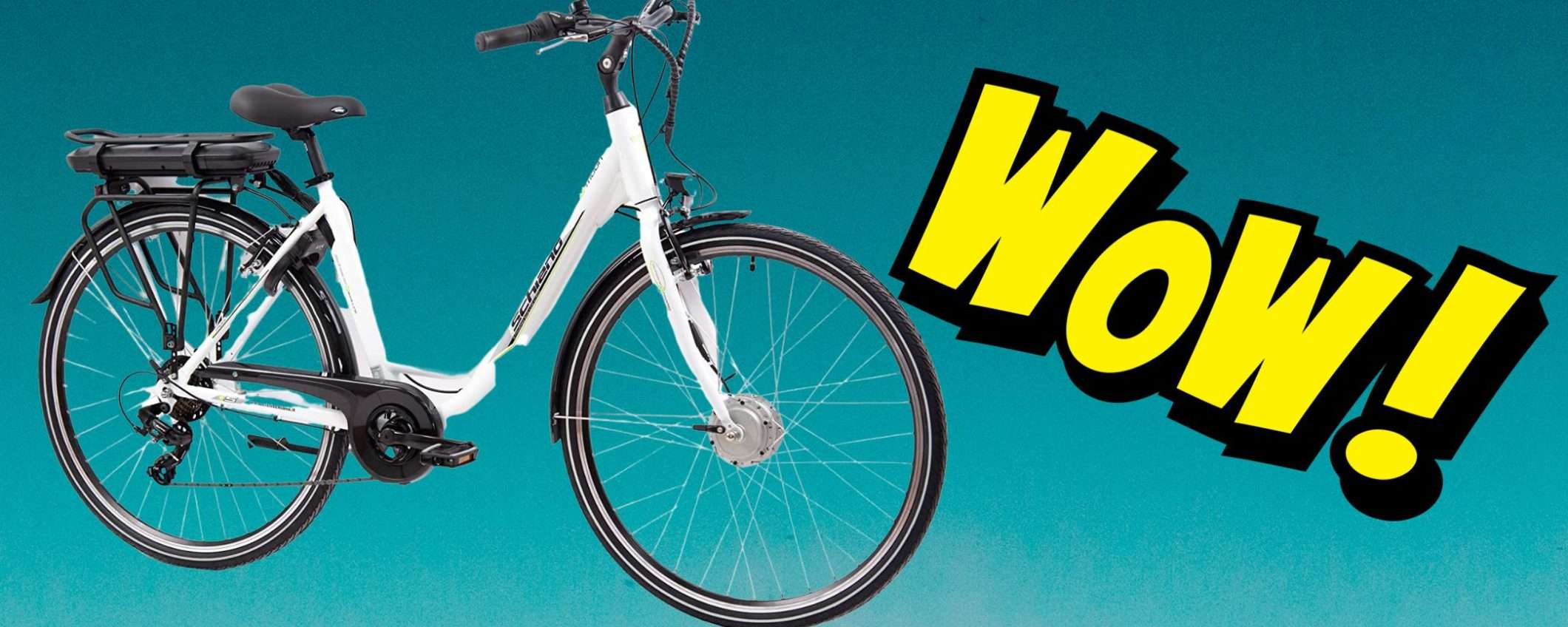 Bici elettrica perfetta per la città a prezzo SBALORDITIVO su Amazon (699€)