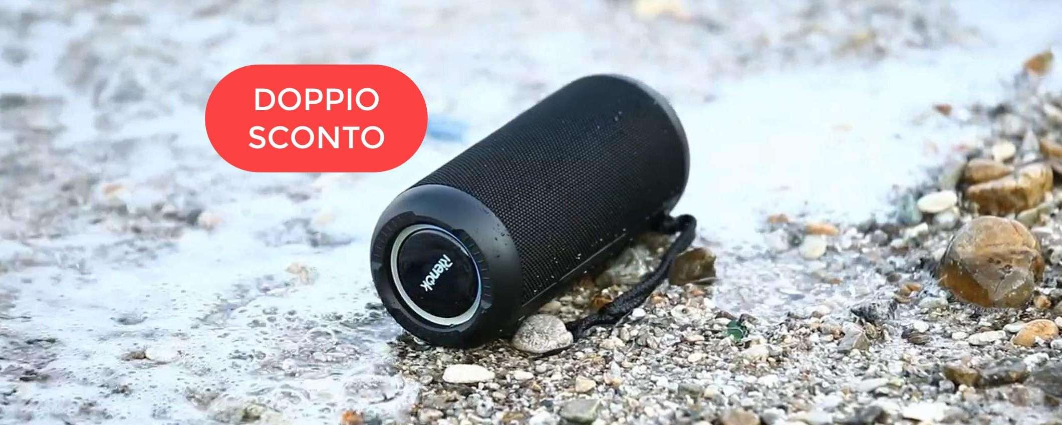 Cassa Bluetooth POTENTISSIMA ed IMPERMEABILE: 41€ ed è tua