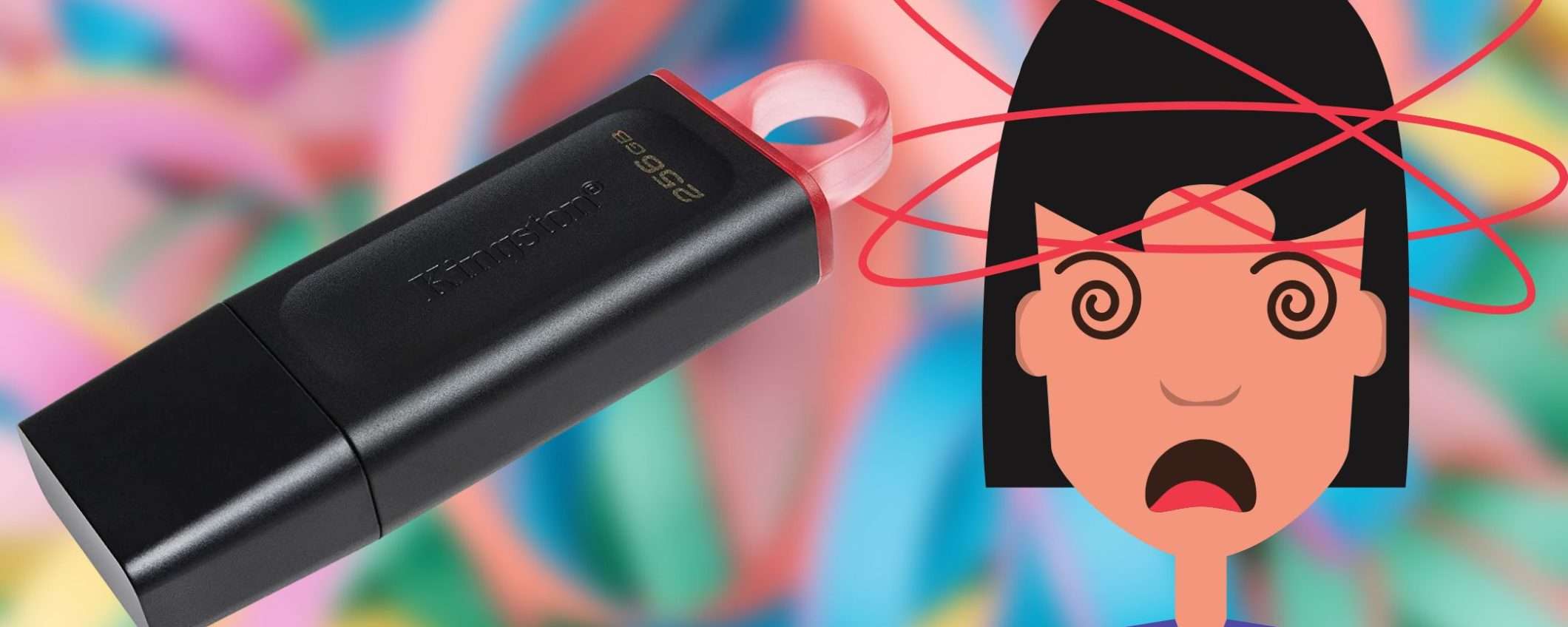 Kingston è IMPAZZITA: 54% di sconto per la chiavetta da 256GB, ora a 19€