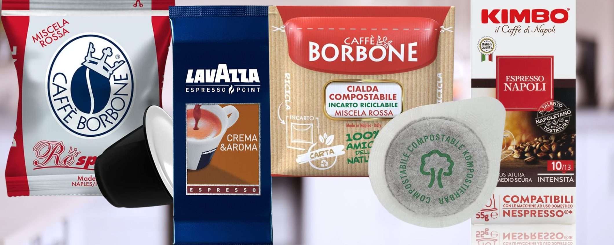 Caffè Borbone, Kimbo e Lavazza: FUORITUTTO su Amazon, prezzi WOW