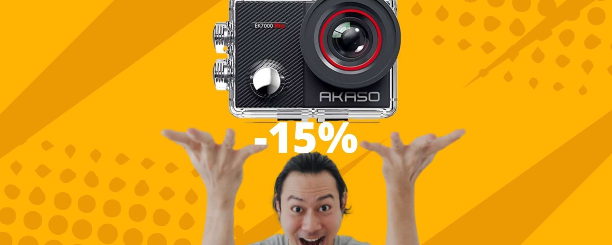 AKASO EK7000 Pro: action cam dall'ottimo rapporto qualità - prezzo