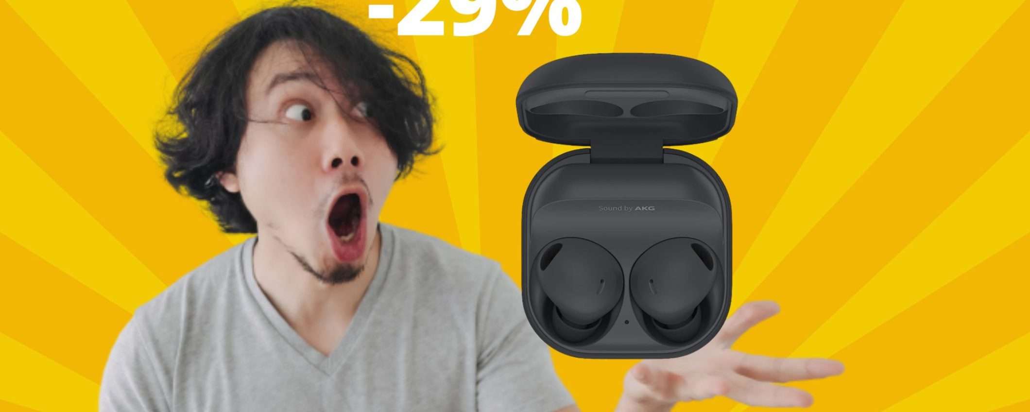 Samsung Galaxy Buds2 Pro: le top di gamma scontate del 29%