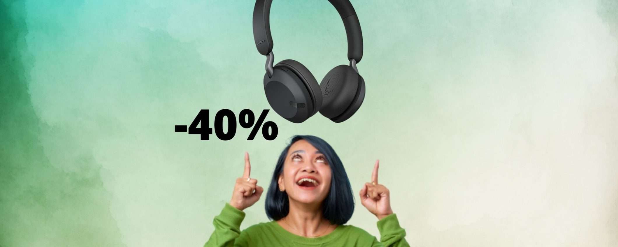 Jabra Elite 45h: non troverai cuffie migliori a questo prezzo (-40%)