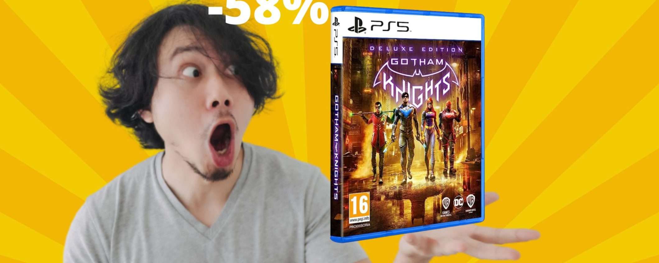 Gotham Knights: la Deluxe Edition preordinabile con il 58% di sconto