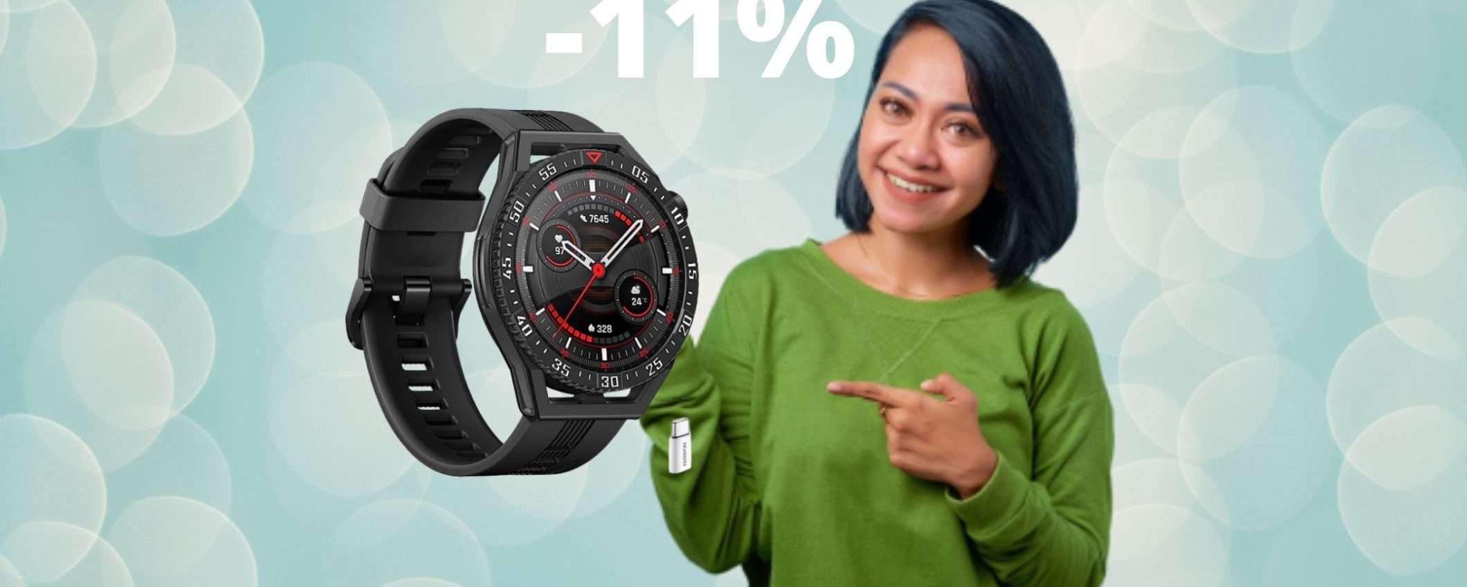 Huawei Watch GT 3 SE: finalmente in sconto su Amazon