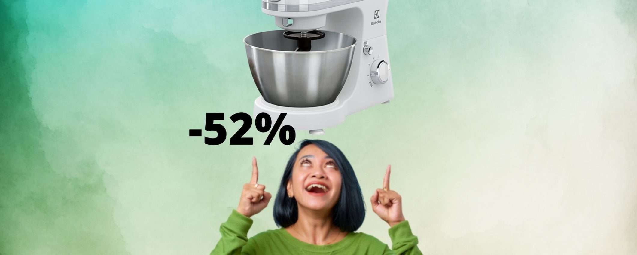 Impastatrice Electrolux: il meglio del mercato, oggi in super sconto