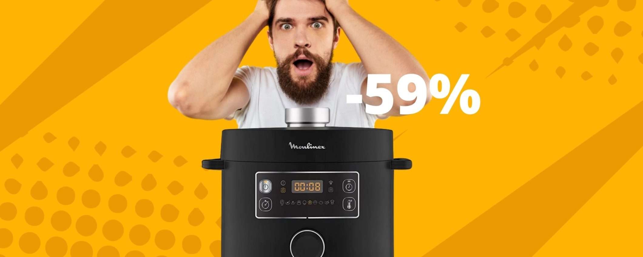 Moulinex Multicooker: con lo sconto FOLLE del 59% è da comprare subito