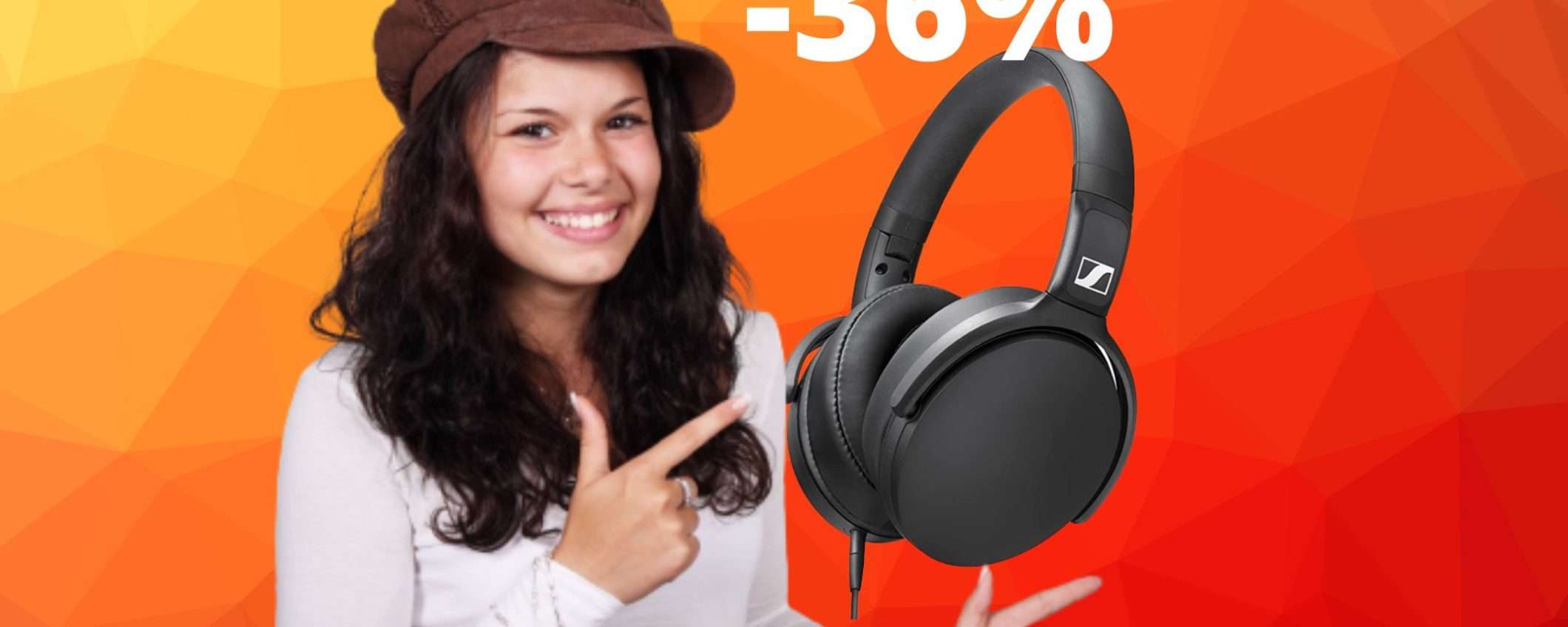 Sennheiser HD 400S: le cuffie perfette per gli amanti della musica (-36%)