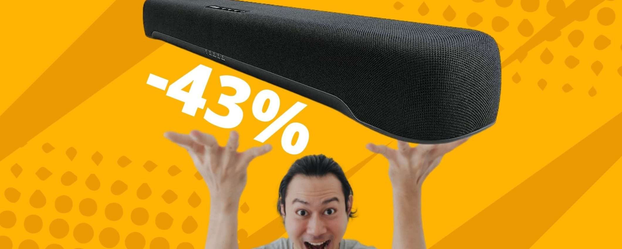 Soundbar Yamaha: non puoi trovare di meglio a questo prezzo BOMBA