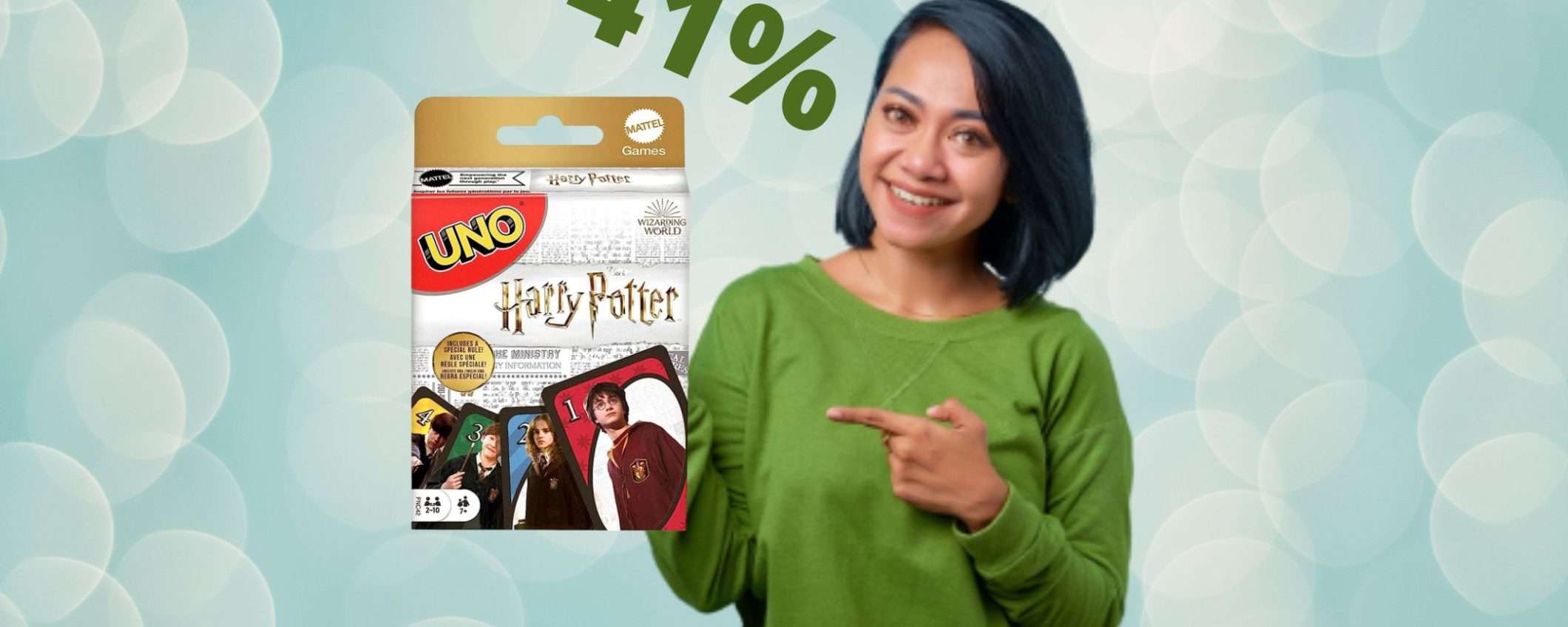 Gioco di carte UNO a tema Harry Potter: super sconto su Amazon