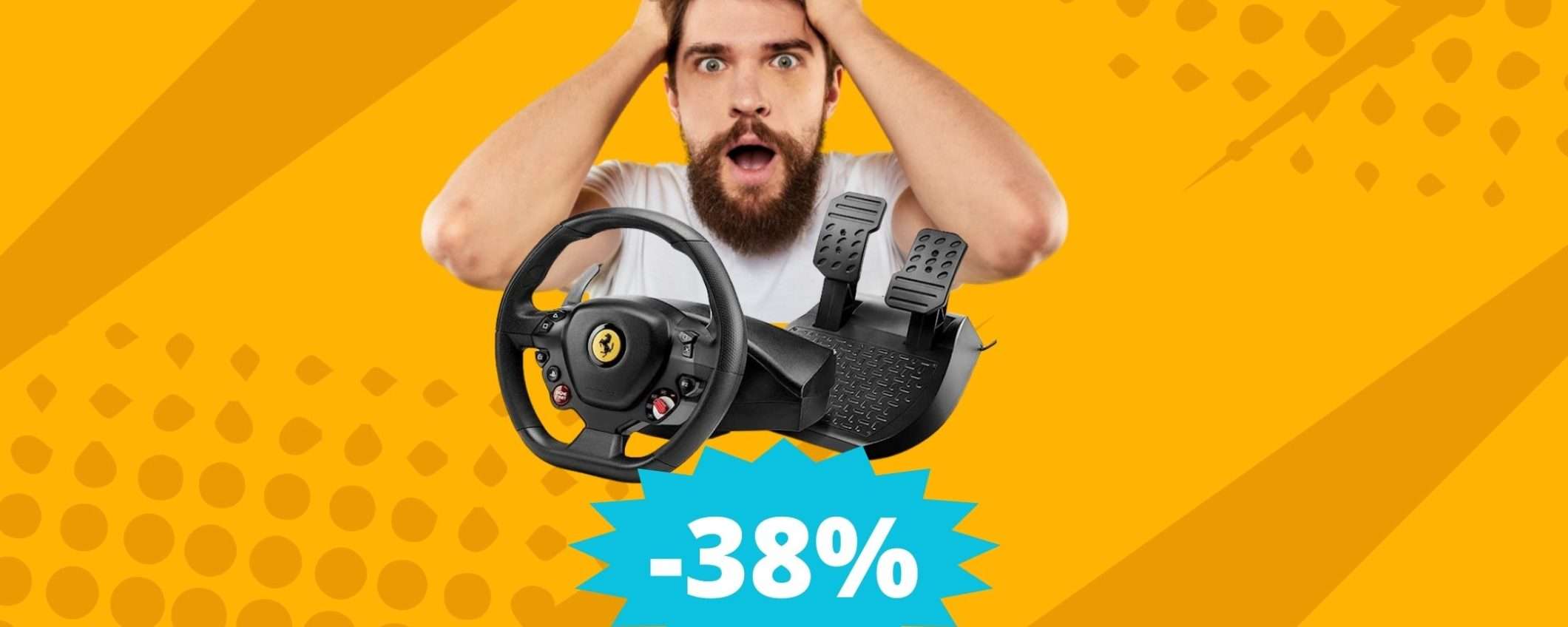 Thurstmaster T80 Ferrari: il volante più venduto su Amazon (-31%)