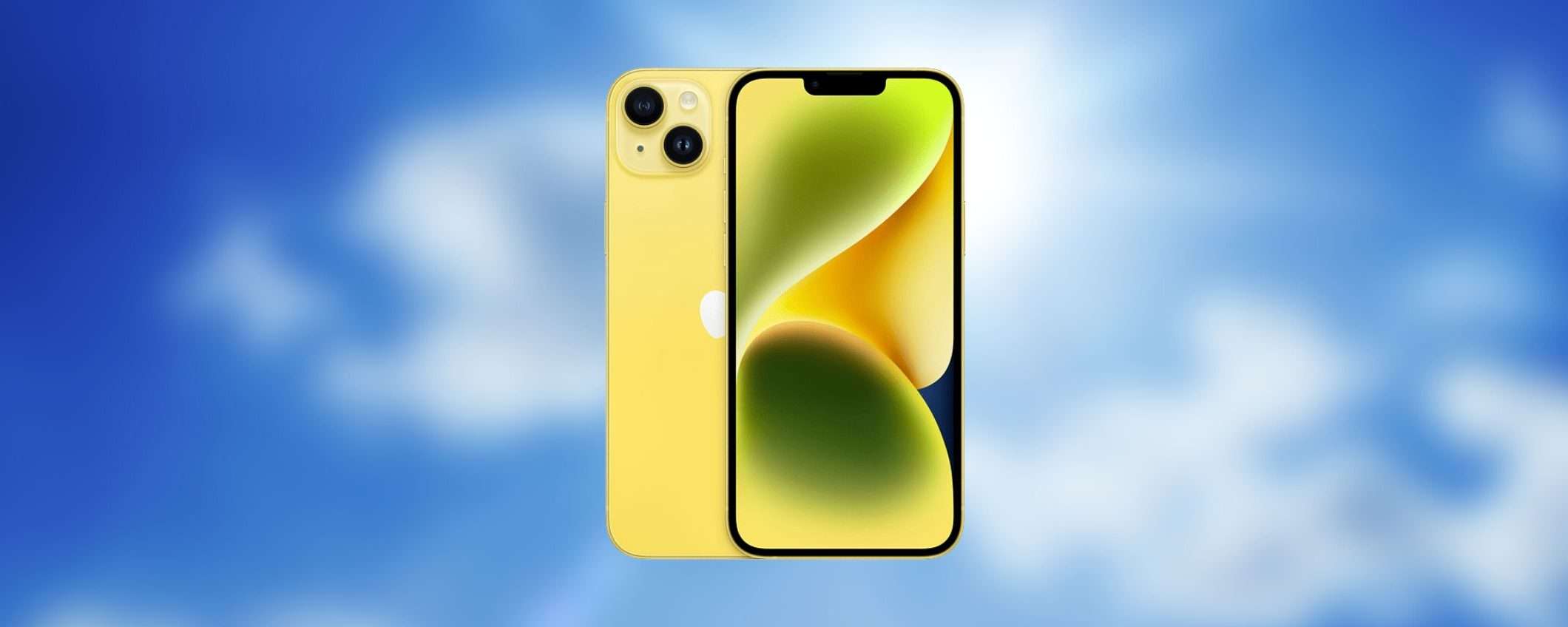 iPhone 14 Plus Giallo è già in offerta sul sito di Mediaworld (-180€)