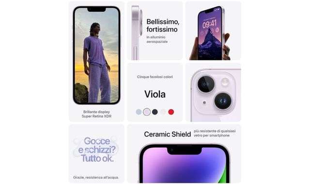 iPhone 14 Viola sconto