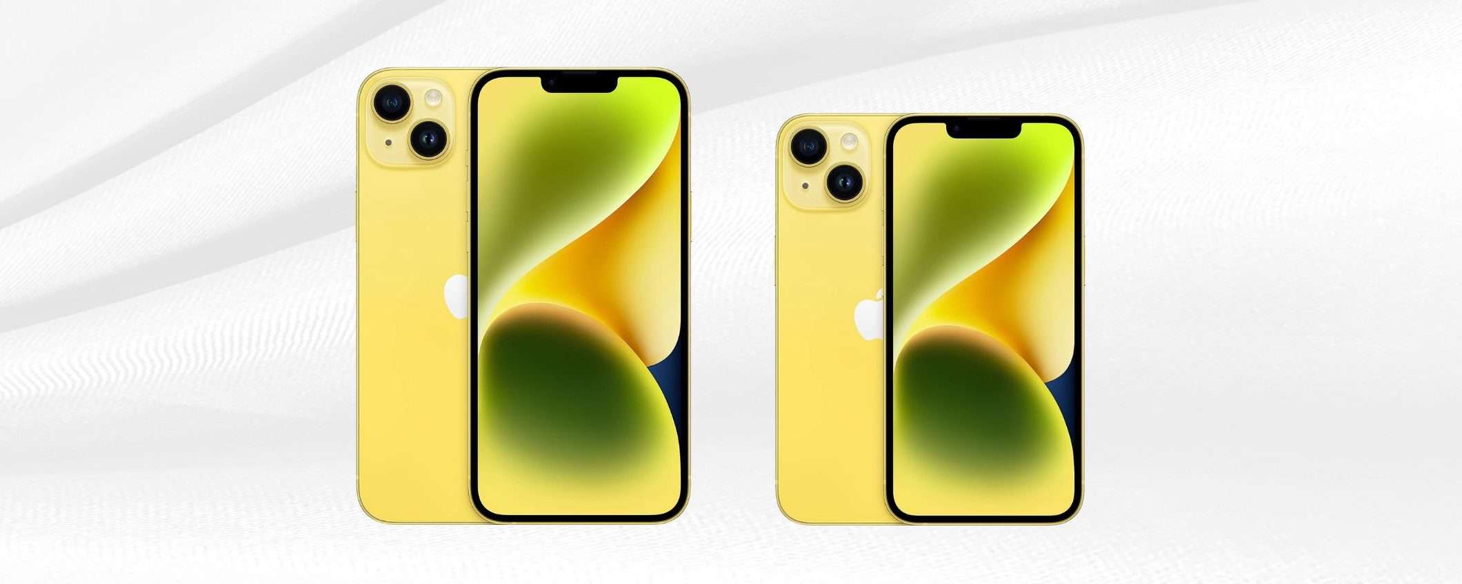 iPhone 14 e 14 Plus: la nuova colorazione gialla è disponibile su Amazon